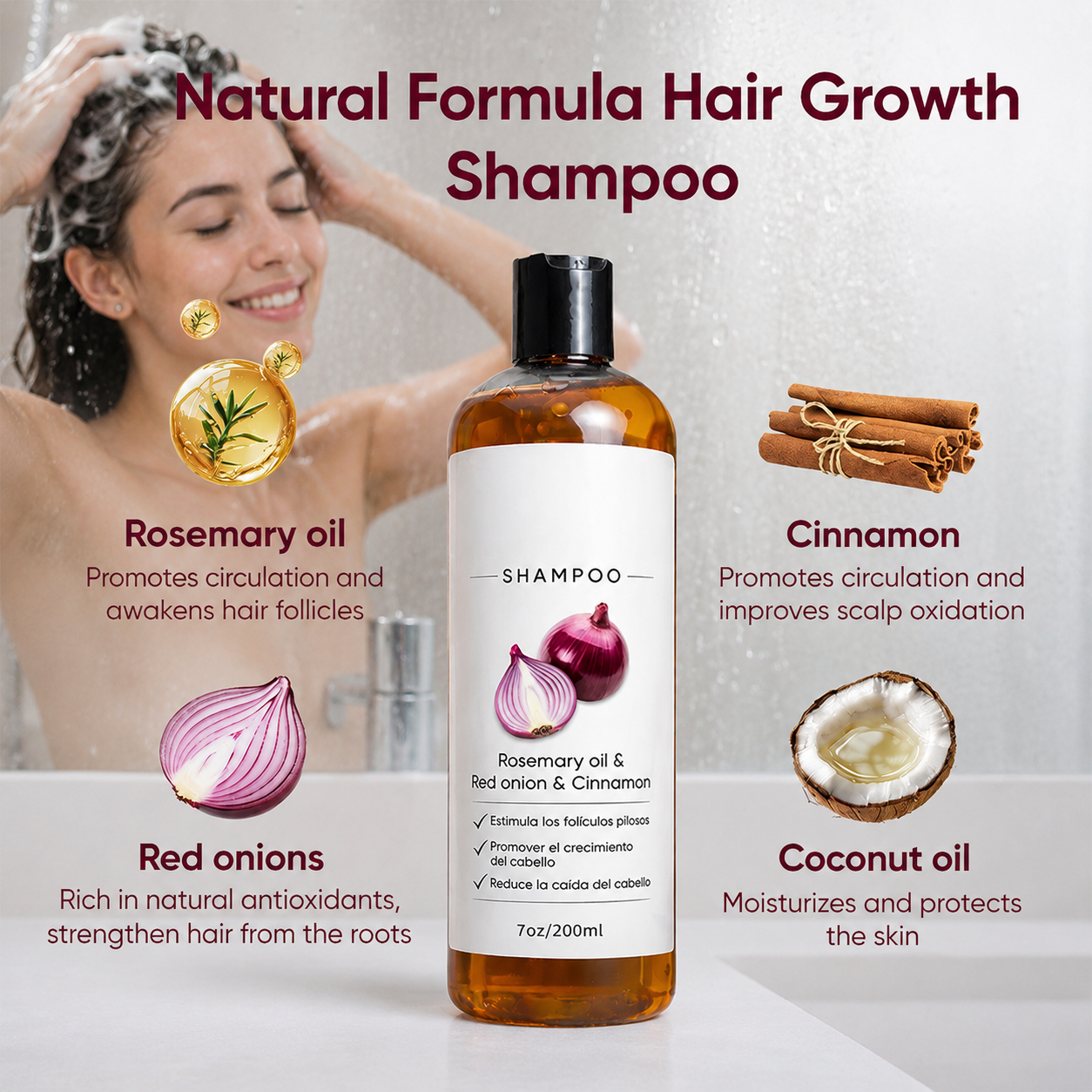 Red Onion Volumizing Hair Shampoo
