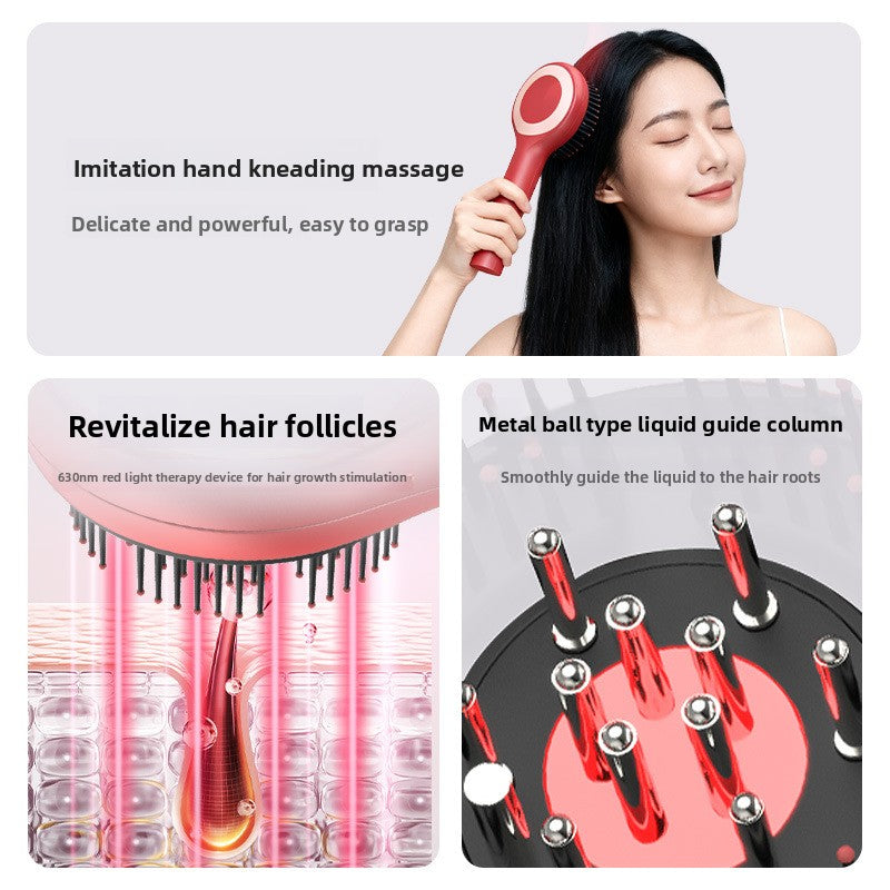 Red Light Therapy Scalp Massager